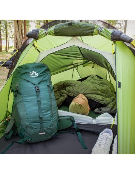 Tienda de Camping Ultraligera Night Cat ZP-U2-1P Verde 1 Persona