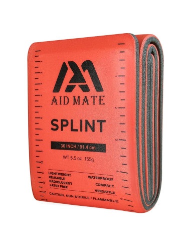 Férula de Primeros Auxilios AID MATE 91.4 cm Naranja-Gris
