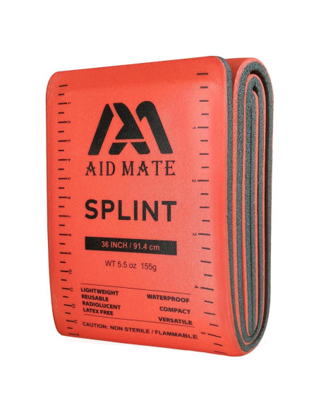 Férula de Primeros Auxilios AID MATE 91.4 cm Naranja-Gris