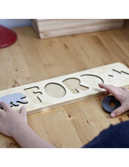 Rompecabezas de Nombre Personalizado de Madera Bloom Owl 25.4-76.2 cm