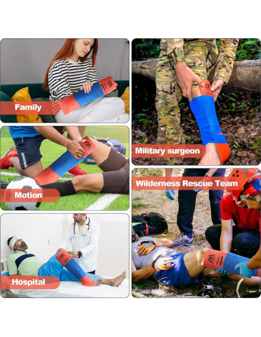 Férula de Primeros Auxilios AID MATE 91.4 cm Naranja-Gris