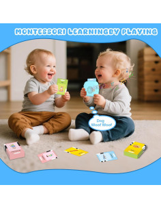Tarjetas de Flash Educativas You Mei Sheng - 224 Palabras para Niños 1-6 Años - Juguete Sensorial Montessori 2