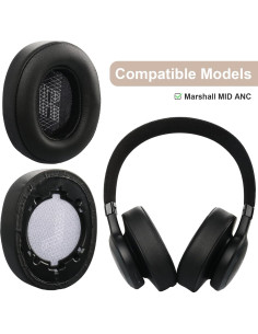 Almohadillas de Reemplazo JBL Live 500BT - Espuma de Memoria 2