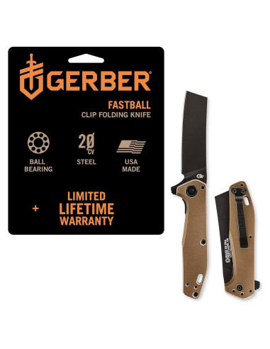 Cuchillo Plegable Gerber Gear Fastball Cleaver 7.62 cm