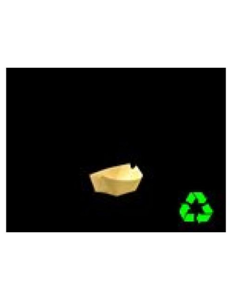 Bandejas de Barco de Madera Biodegradables PackNwood 500 pcs