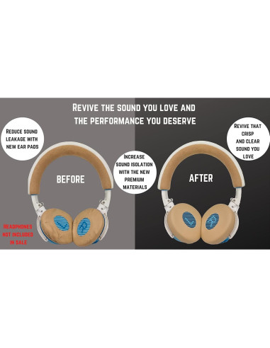 Almohadillas de Repuesto Premium AHG para Bose SoundLink On-Ear