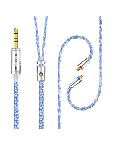Cable IEM KBEAR ST18 1.2m MMCX para Auriculares Intrauditivos