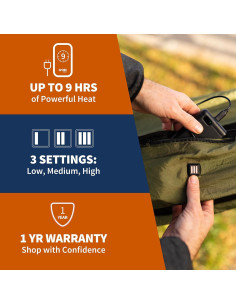 Hamaca Calentada Gobi Heat Eclipse - 3 Zonas de Calor 2