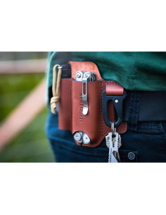 Funda de Cuero Premium LEATHERMAN Ainsworth Grande Marrón 2