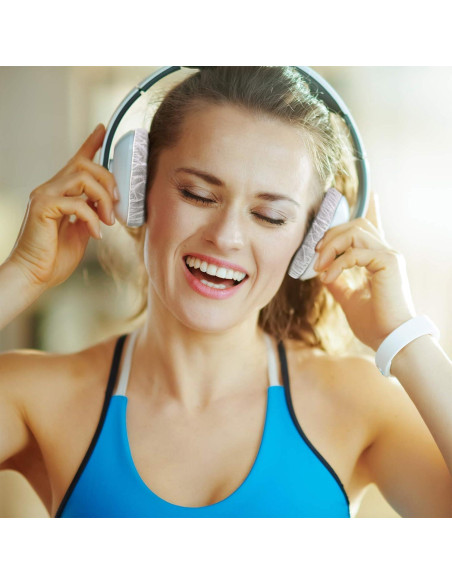 Cubiertas Desechables para Auriculares BBTO 100 Piezas 8.5 cm Blancas