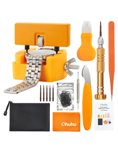 Kit de Herramientas para Reloj Ohuhu 192 PCS - Reparación y Mantenimiento