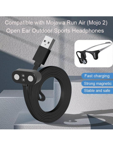 Paquete de 2 Cables de Carga Magnéticos Xinya 60 cm para Auriculares