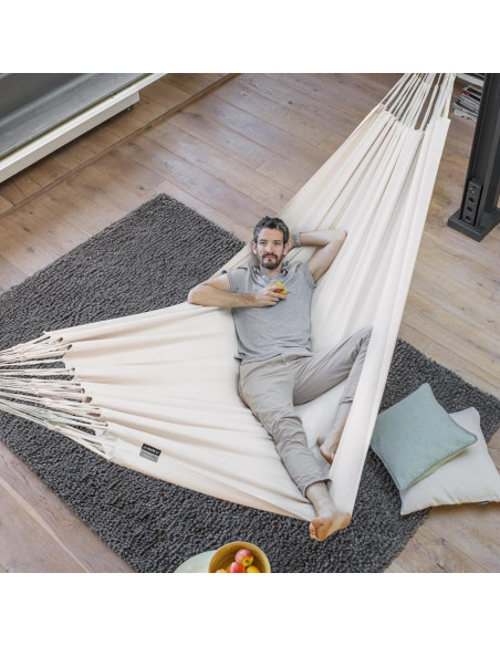 Hamaca Extra Grande LA SIESTA Modesta Algodón Orgánico 200 Kg Hamaca Extra Grande LA SIESTA Modesta Algodón Orgánico 200 Kg