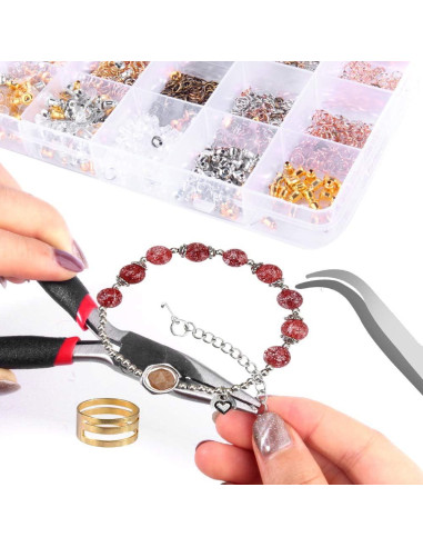 Kit de 2500 Ganchos Hipoalergénicos para Pendientes Hicdaw