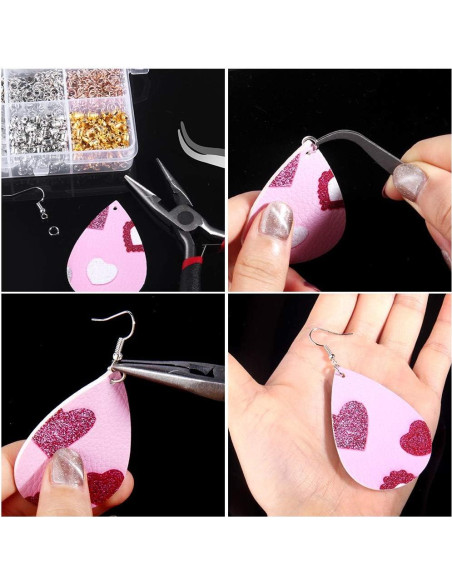 Kit de 2500 Ganchos Hipoalergénicos para Pendientes Hicdaw