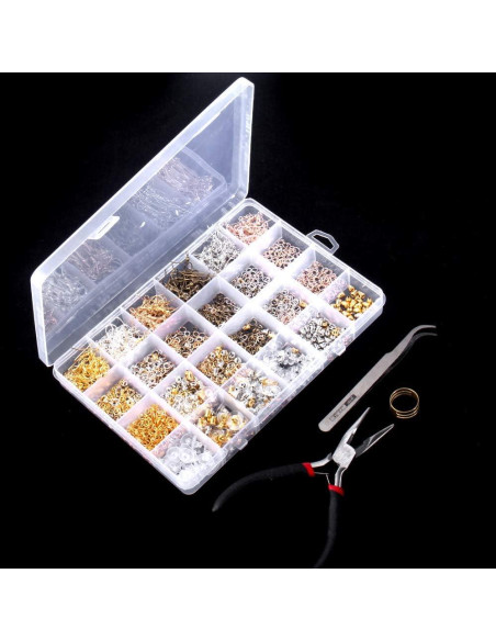 Kit de 2500 Ganchos Hipoalergénicos para Pendientes Hicdaw