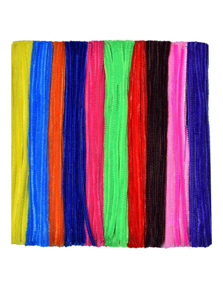 Limpiapipas Chenille Multicolores STGYMTC - 100 Piezas 30.48 cm
