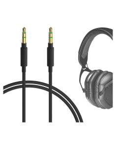 Cable de Audio GEEKRIA 1.2m 3.5mm Reemplazo para Auriculares