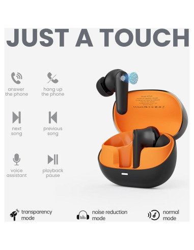 Auriculares Inalámbricos BADENBURG Airbeat 1 ANC Bluetooth 5.3