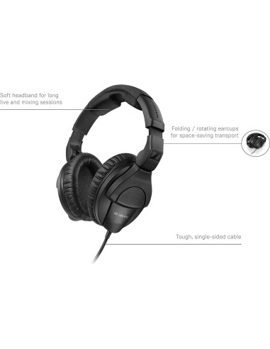 Grabadora de Podcast Zoom PodTrak P4 + Auriculares Sennheiser HD 280 PRO