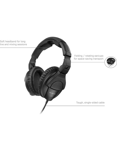 Grabadora de Podcast Zoom PodTrak P4 + Auriculares Sennheiser HD 280 PRO