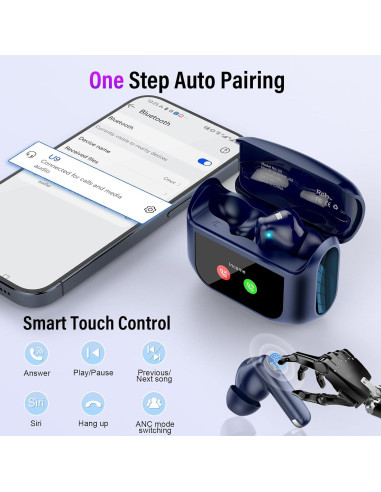 Auriculares Inalámbricos Thunelec U9 Bluetooth 5.4 IPX7 48H