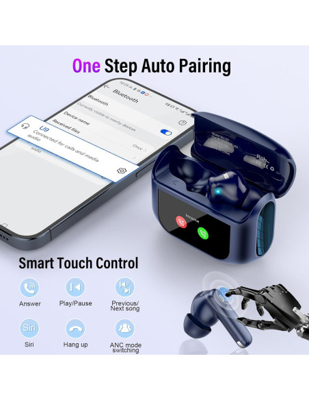 Auriculares Inalámbricos Thunelec U9 Bluetooth 5.4 IPX7 48H