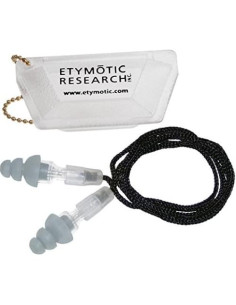 Tapones para oídos Etymotic ETY-Plugs HD, Reutilizables, Transparente 2