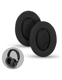 Almohadillas de Reemplazo Brainwavz para Auriculares Grandes - PU Negro