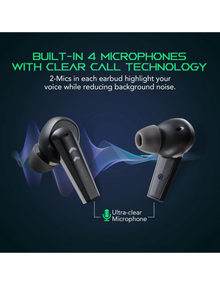 Auriculares Inalámbricos Black Shark BS-T2 con Cancelación de Ruido