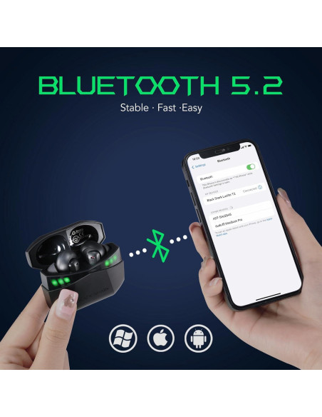 Auriculares Inalámbricos Black Shark BS-T2 con Cancelación de Ruido