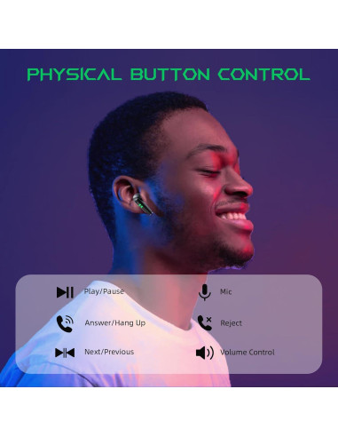 Auriculares Inalámbricos Black Shark BS-T2 con Cancelación de Ruido