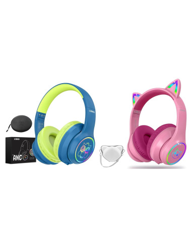 Auriculares Inalámbricos LOBKIN para Niños con ANC y Bluetooth 5.4