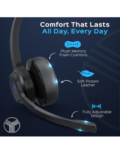 Auricular Bluetooth TREBLAB C7 - 45H, IPX4, Carga Rápida