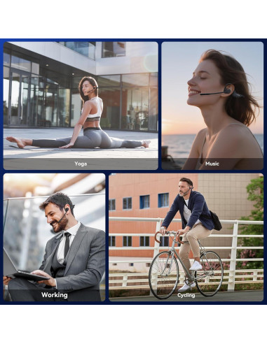 Auriculares Abiertos LEVN LE-HS017 V2 Bluetooth 5.3 con Micrófono