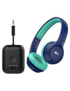 MEE audio Adaptador Bluetooth para Aviones + Auriculares KidJamz