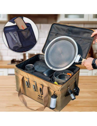 Bolsa de Almacenamiento Táctica OuYezy 42L Impermeable Verde