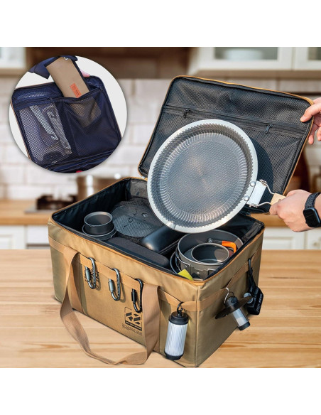 Bolsa de Almacenamiento Táctica OuYezy 42L Impermeable Verde