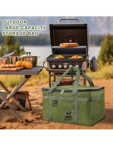 Bolsa de Almacenamiento Táctica OuYezy 42L Impermeable Verde