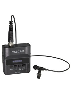 Grabadora de audio digital TASCAM DR-10L con micrófono lavalier