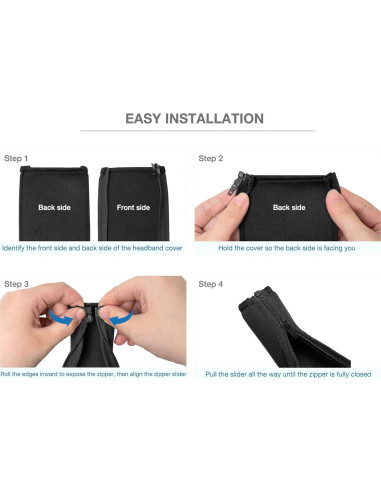 Cubierta de almohadilla Voarmaks para auriculares HIFIMAN