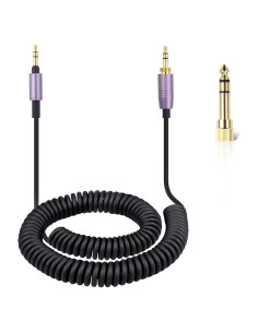 Cable de audio en espiral Hizsoaor 4.27m para Audio Technica