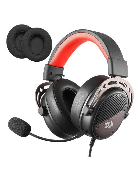Auriculares Gaming Redragon H730 USB 53mm Sonido 360 Negro