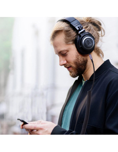 Cable de audio en espiral Hizsoaor 4.27m para Audio Technica