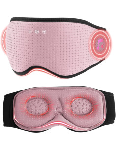 Auriculares Bluetooth MUSICOZY para Dormir con Máscara 3D 2