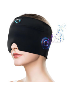 Gorro Alivio Migraña ANRUOLA con Auriculares Bluetooth 21.8x16cm