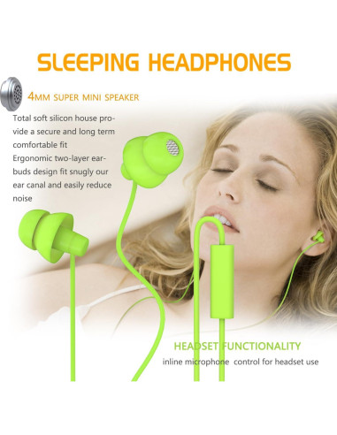 Auriculares Aislantes de Ruido MAXROCK 103J03 para Dormir y Viajar