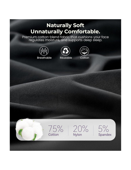 MUSICOZY Máscara de Sueño Bluetooth 3D con Auriculares Inalámbricos