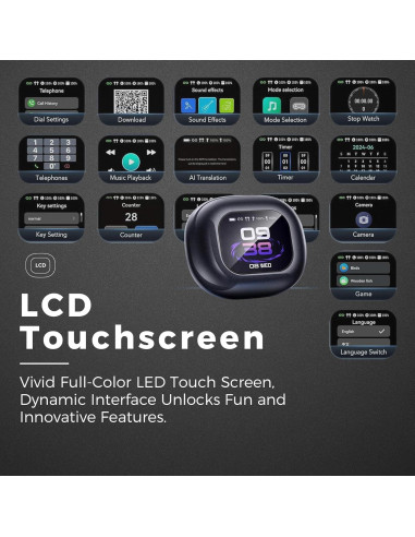 Auriculares Inalámbricos Yuehemei Q16 Pro Bluetooth 5.4 Hi-Fi