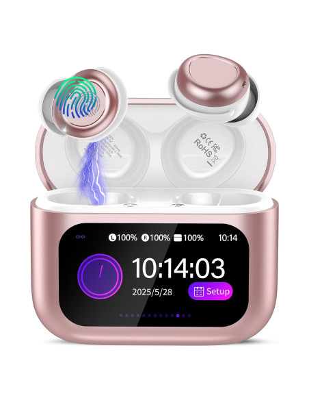 Auriculares Bluetooth 5.4 ZYHKON SU9 para dormir, 48h reproducción